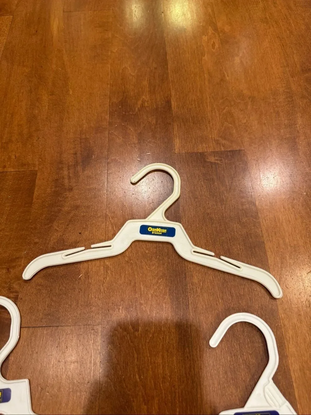 Vintage 90s Y2K OshKosh B’Gosh Kids Plastic Clothes Hangers Lot of 4